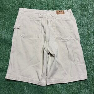 Y2K men's Tan and cream carpenter shorts